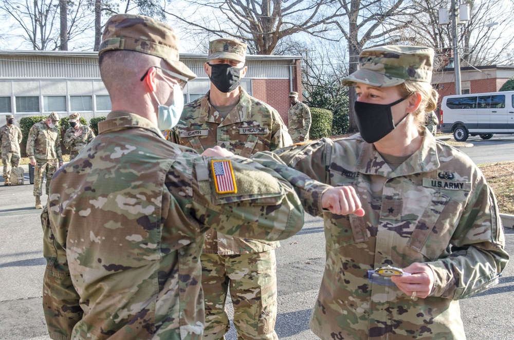 SDDC CG recognizes transportation Soldiers at Joint Base Langley-Eustis