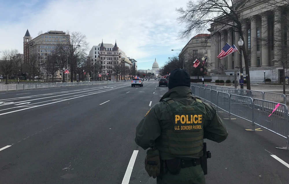 CBP supports the 59th Presidential Inauguration