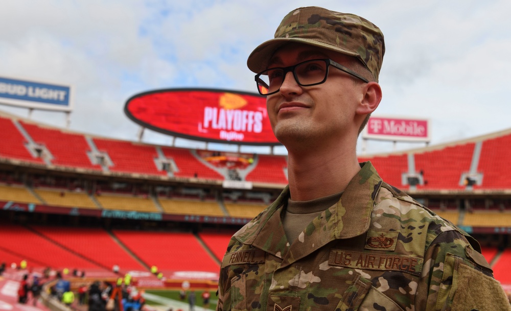 B-2 Spirit performs at 2021 AFC Divisional Playoffs