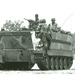 5th Infantry Division Soldiers on a M113 at Fort Polk, LA