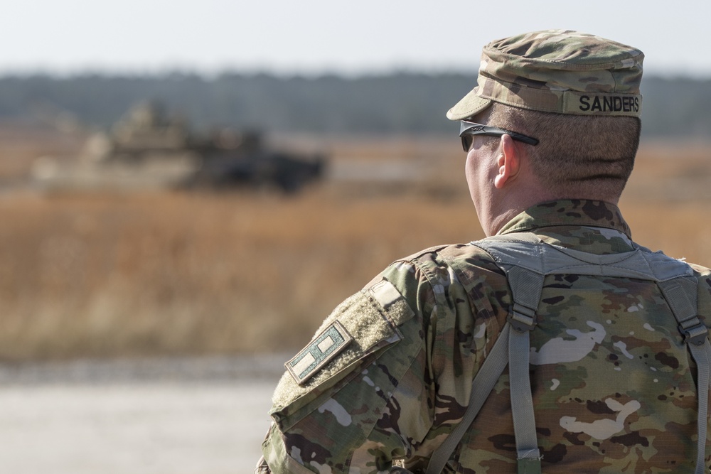 Eagle Battalion OC/Ts provide overwatch at Camp Shelby