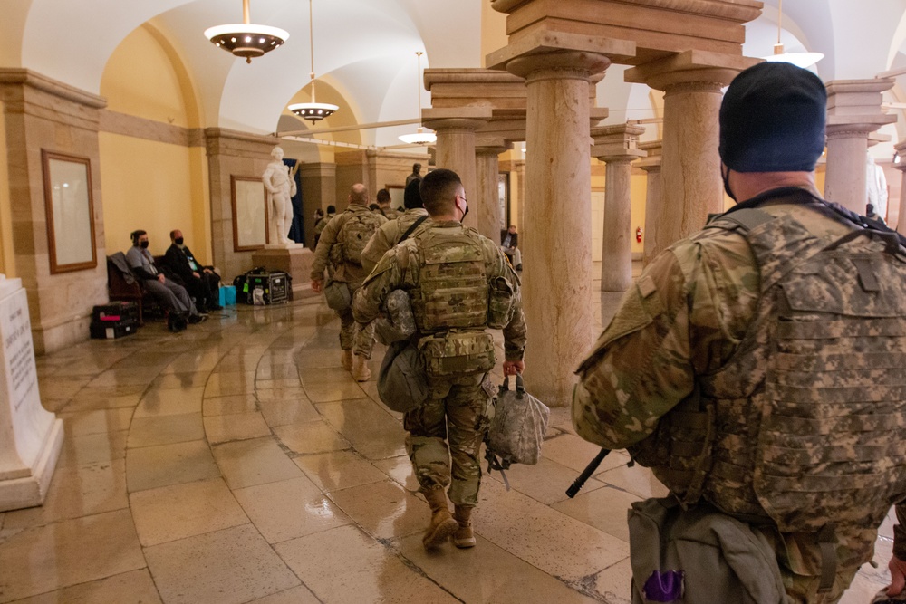 3-116th Infantry Soldiers prepare for duty in Washington, D.C.