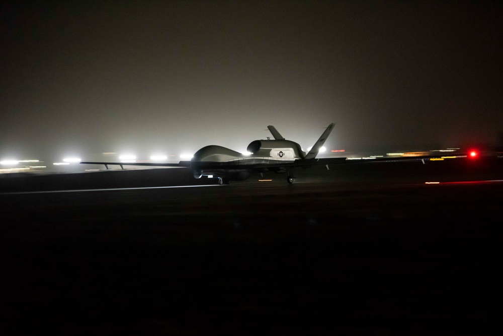 Triton Unmanned Aircraft System Arrives at Andersen Air Force Base