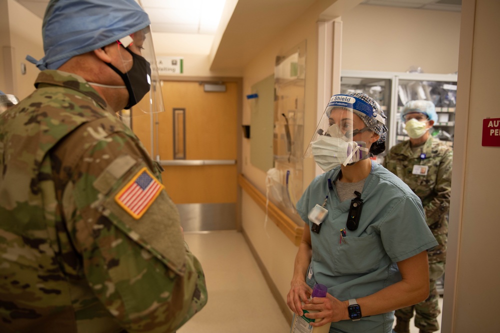 Task Force 46 leadership visit YRMC