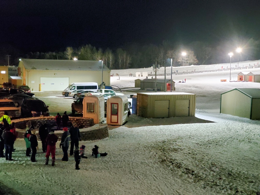 Winter night fun at Fort McCoy's Whitetail Ridge Ski Area