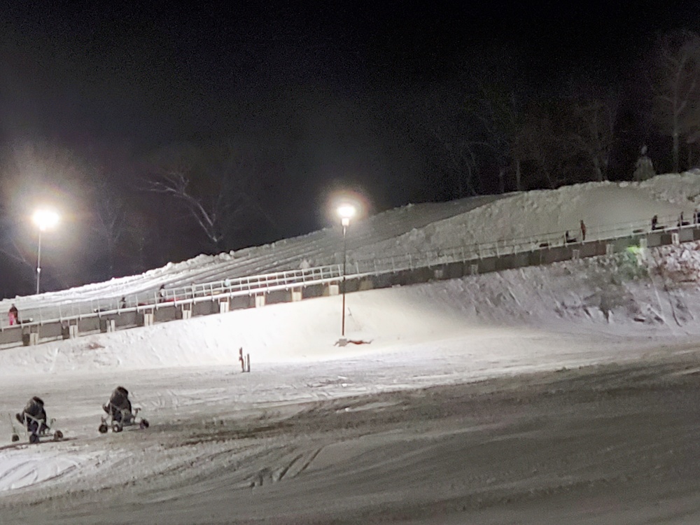 Winter night fun at Fort McCoy's Whitetail Ridge Ski Area