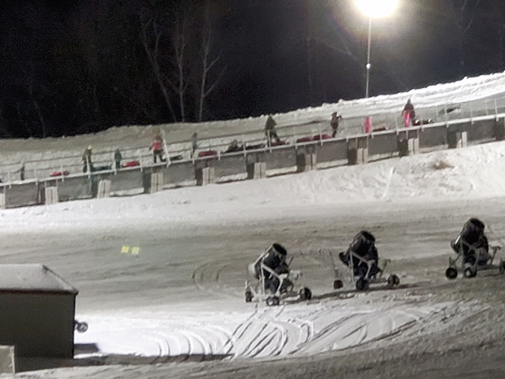 Winter night fun at Fort McCoy's Whitetail Ridge Ski Area