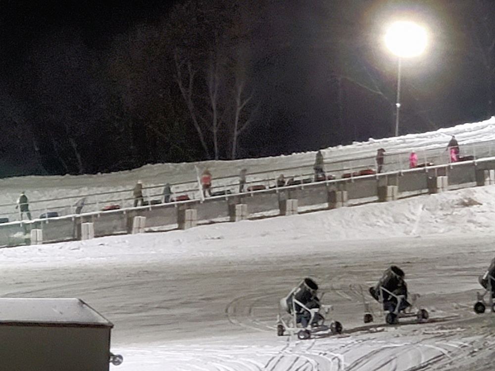 Winter night fun at Fort McCoy's Whitetail Ridge Ski Area