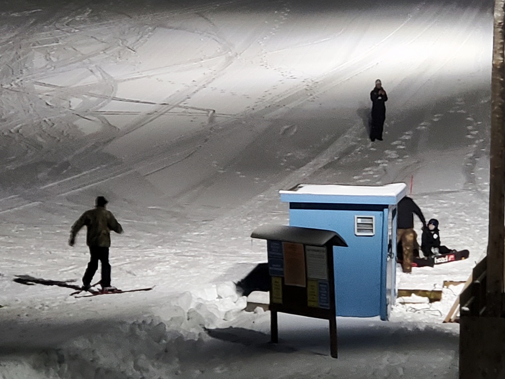 Winter night fun at Fort McCoy's Whitetail Ridge Ski Area