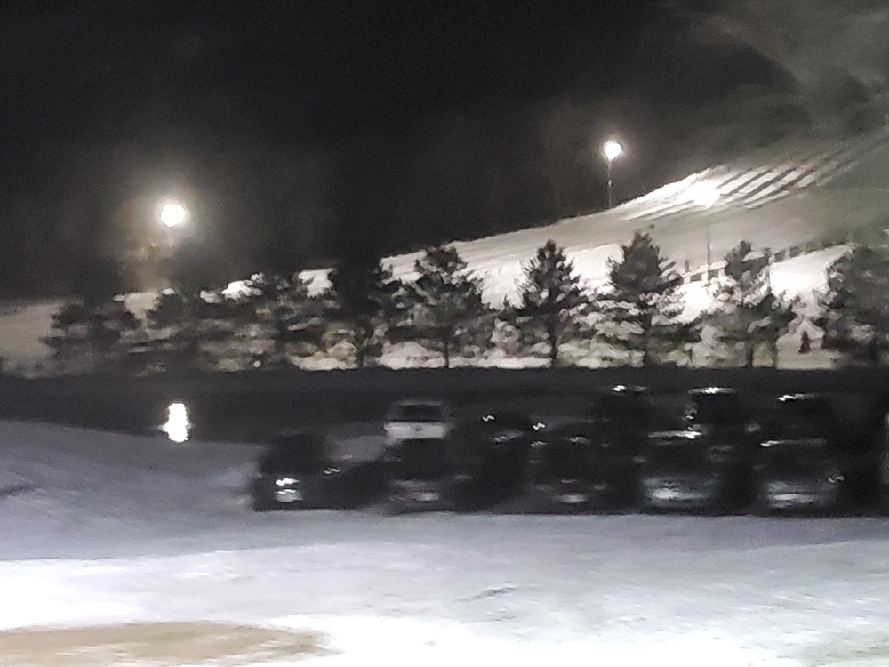 Winter night fun at Fort McCoy's Whitetail Ridge Ski Area