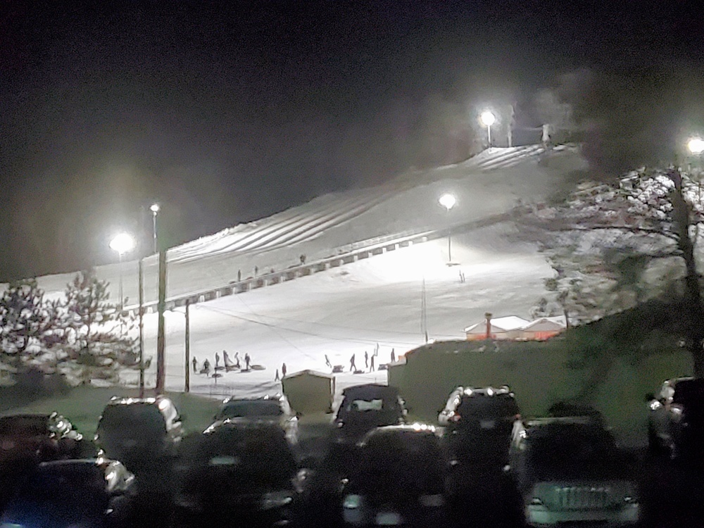 Winter night fun at Fort McCoy's Whitetail Ridge Ski Area