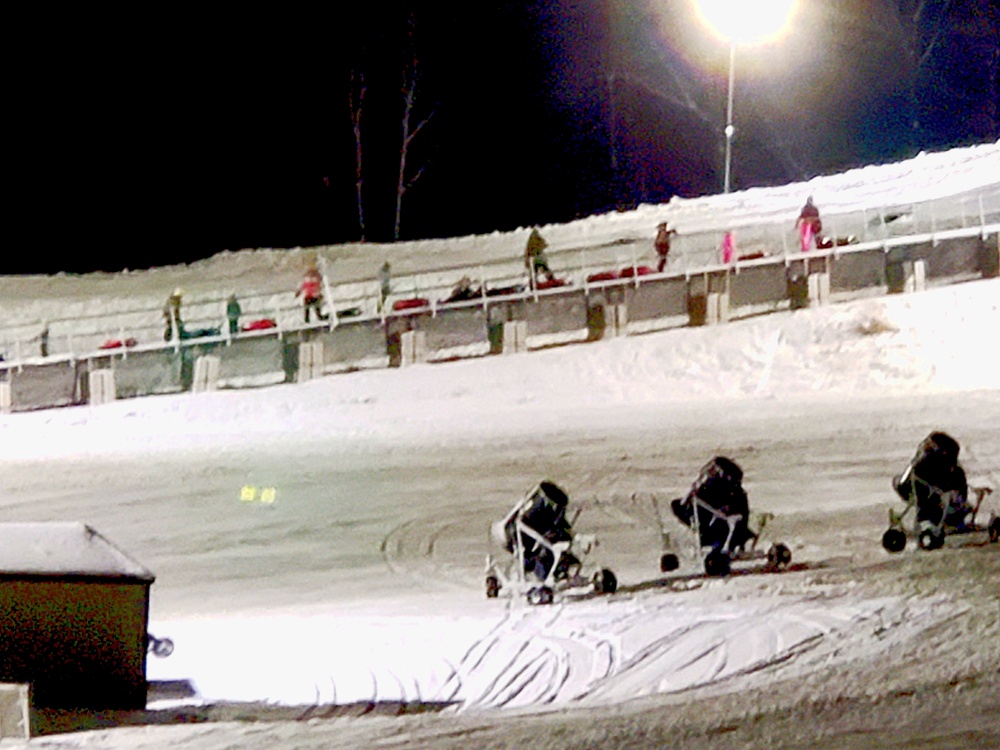 Winter night fun at Fort McCoy's Whitetail Ridge Ski Area