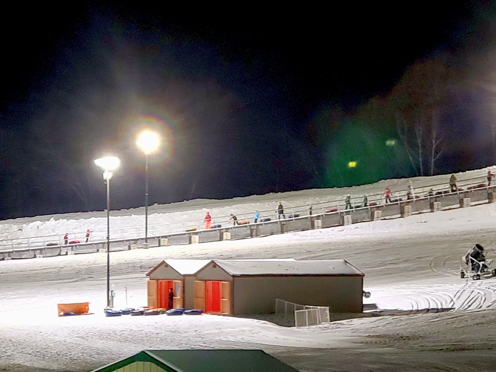 Winter night fun at Fort McCoy's Whitetail Ridge Ski Area