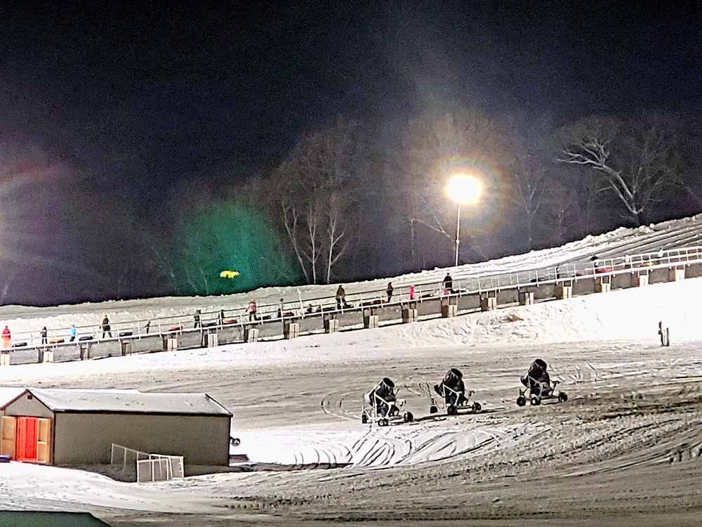 Winter night fun at Fort McCoy's Whitetail Ridge Ski Area