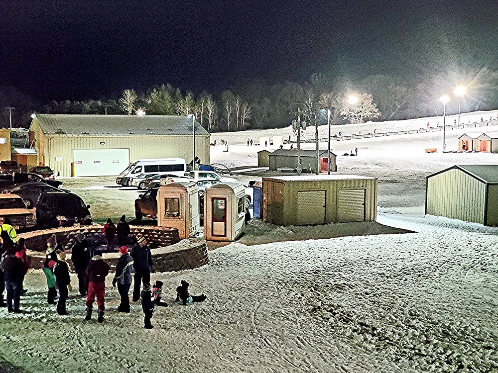 Winter night fun at Fort McCoy's Whitetail Ridge Ski Area