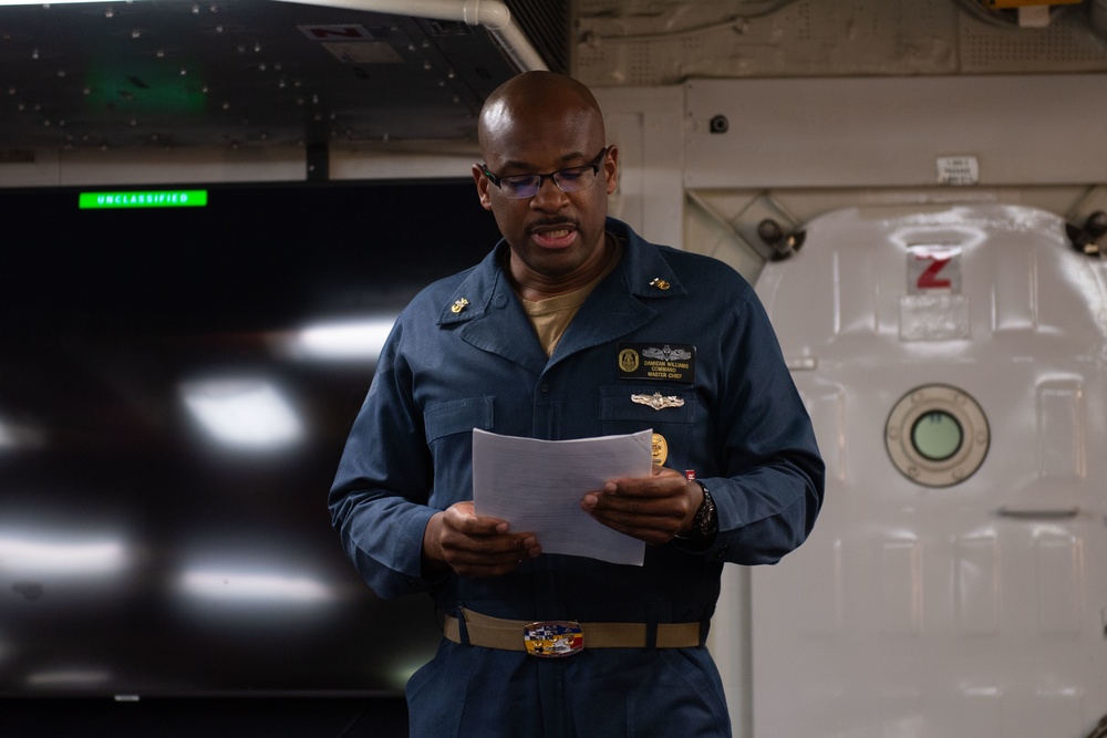 USS Princeton Commemorates Martin Luther King, Jr. Day