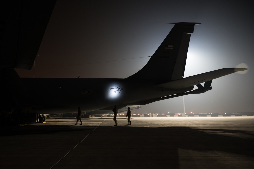 KC-135s support Operation Octave Quartz