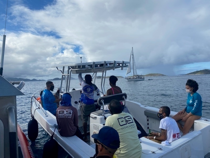 Coast Guard stops illegal charter just off Cruz Bay St. John, U.S. Virgin Islands