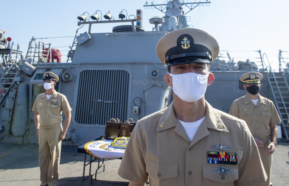 USS John Paul Jones Chief Pinning Ceremony