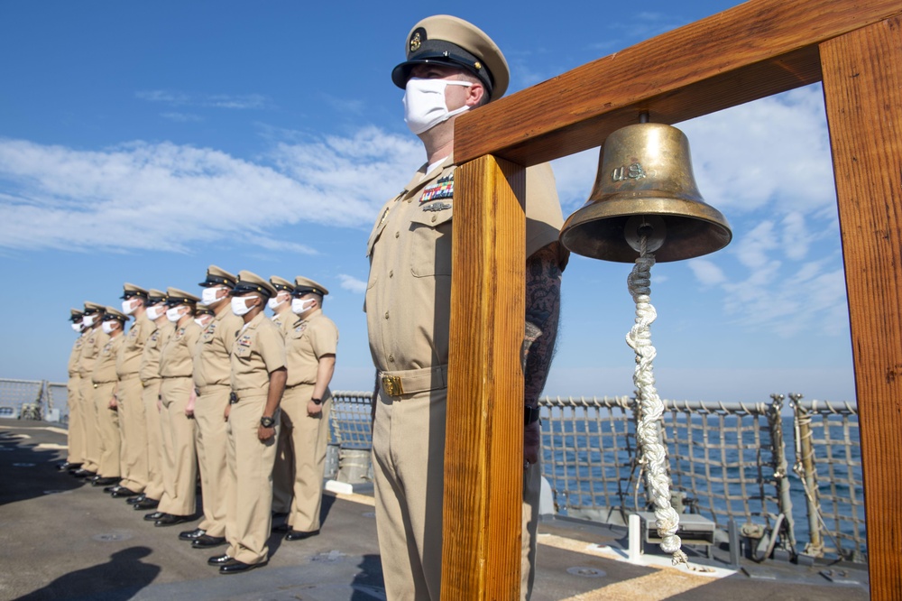 USS John Paul Jones Chief Pinning Ceremony