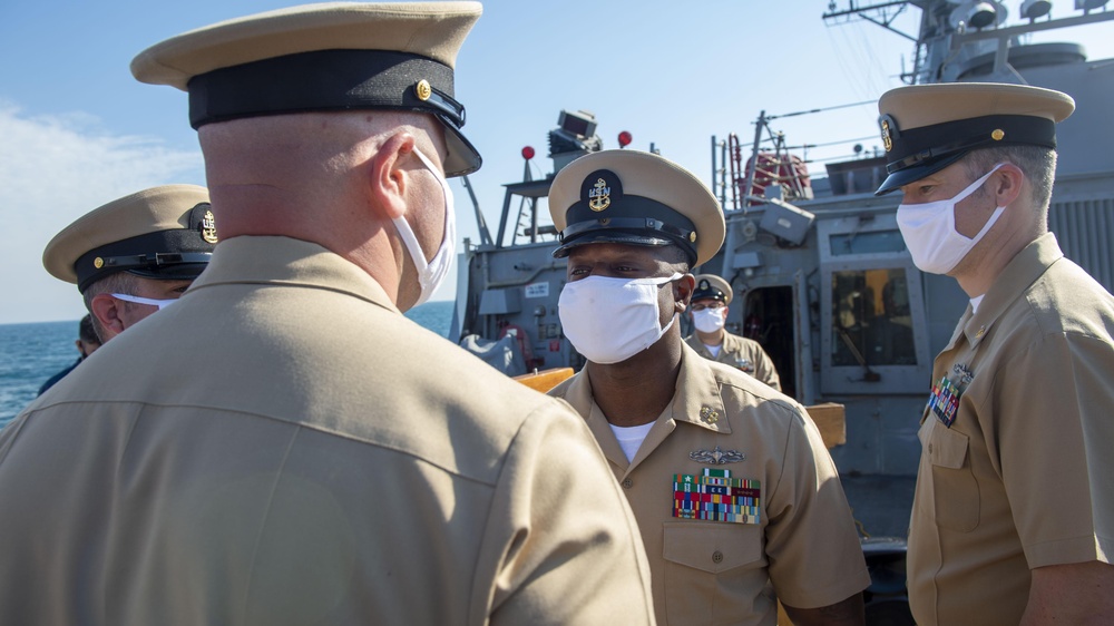 USS John Paul Jones Chief Pinning Ceremony