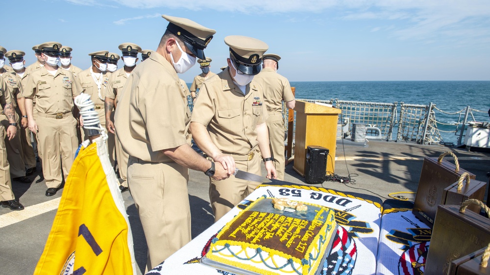 USS John Paul Jones Chief Pinning Ceremony