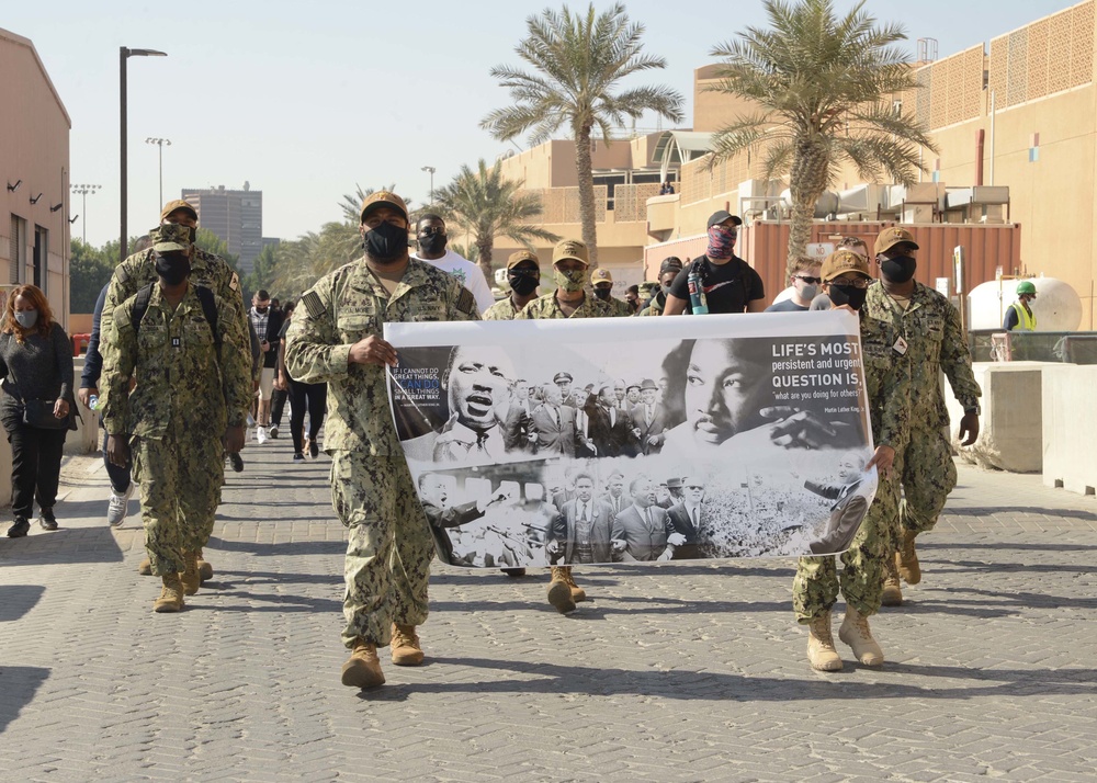 NSA Bahrain MLK Freedom Walk and Observance Ceremony 2021