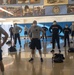 Recruits Participate in Modified Physical Fitness at Coast Guard Training Center Cape May, New Jersey