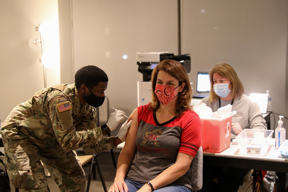 Maryland National Guard Supports COVID-19 Vaccine Distribution