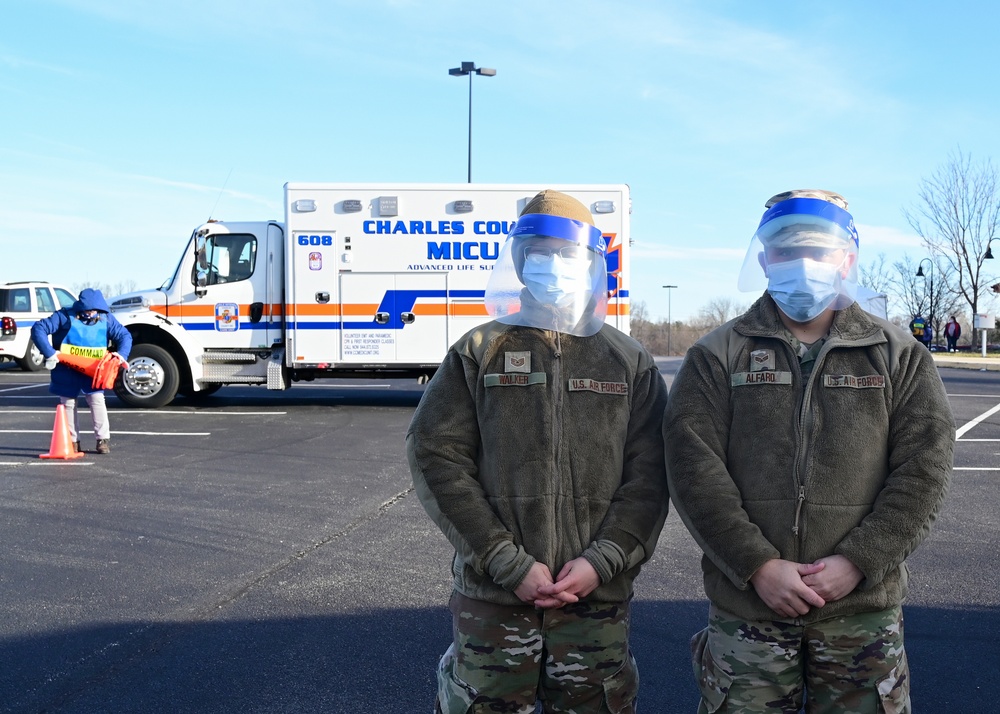 MDNG Mobile Vaccination Support Team in Charles County