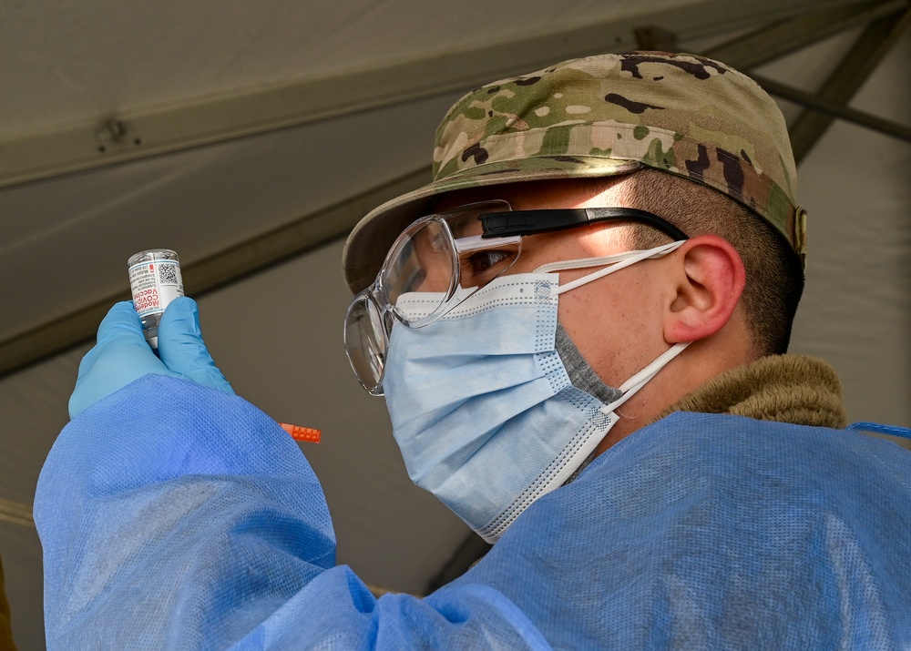 MDNG Mobile Vaccination Support Team in Charles County