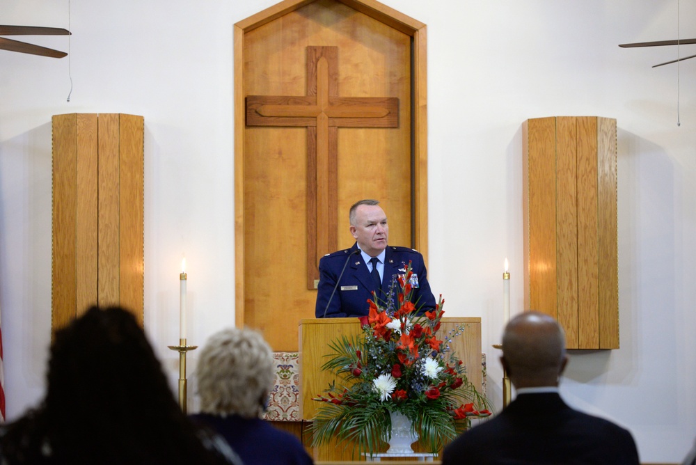 Chaplain Lt. Col. Rachel David memorial service at Wright-Patterson Air Force Base