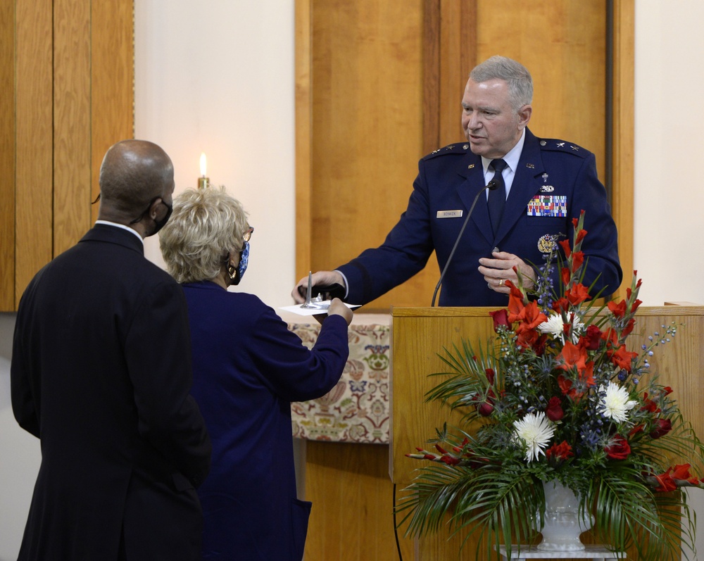 Chaplain Lt. Col. Rachel David memorial service at Wright-Patterson Air Force Base