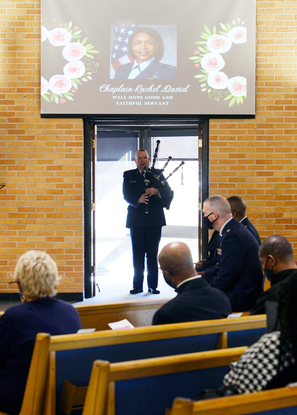 Chaplain Lt. Col. Rachel David memorial service at Wright-Patterson Air Force Base