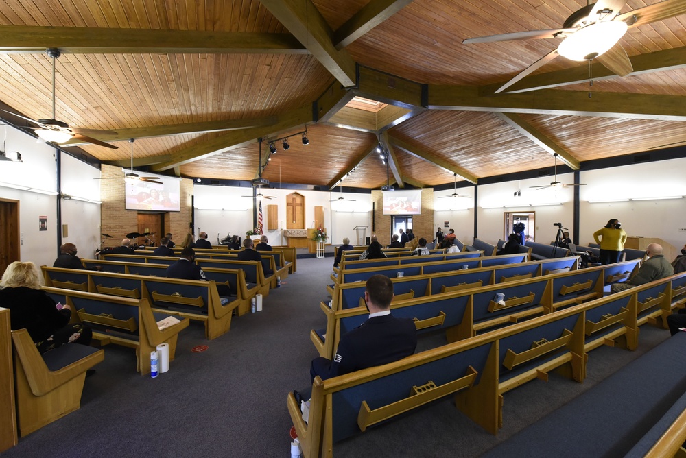 Chaplain Lt. Col. Rachel David memorial service at Wright-Patterson Air Force Base