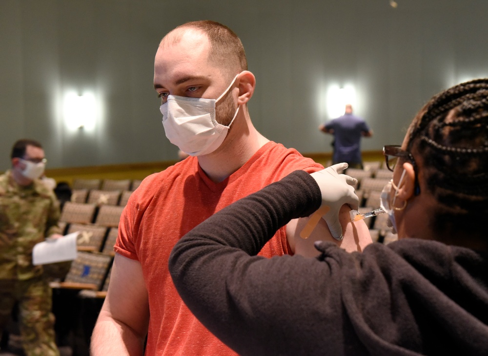 COVID-19 vaccine at Wright-Patterson Air Force Base Medical Center