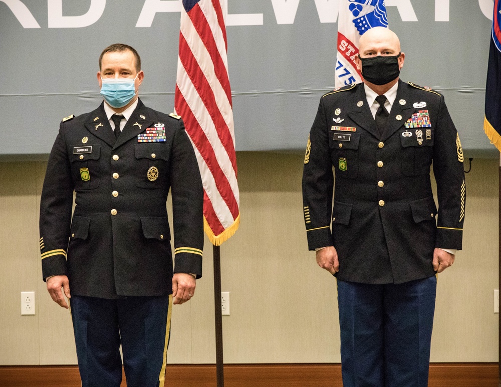 Sgt. Maj. Timothy Watts Retirement Ceremony