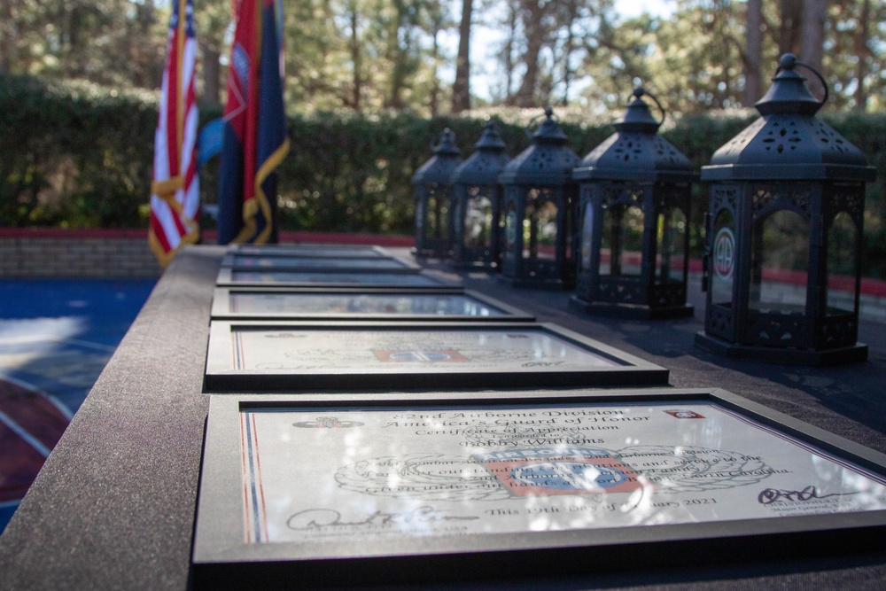 82nd Airborne Division Volunteer of the Quarter Ceremony