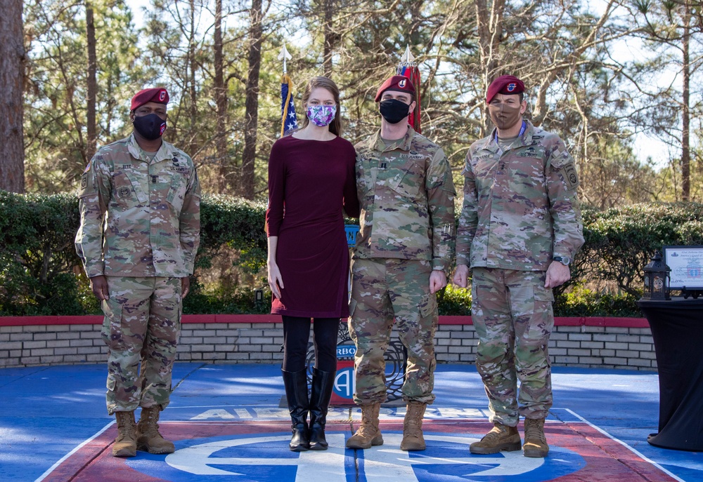 82nd Airborne Division Volunteer of the Quarter Ceremony