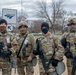 429th BSB Soldiers stand guard in Washington, D.C.