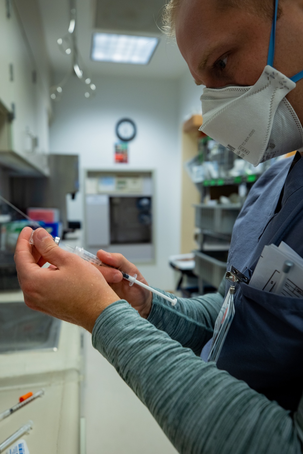 U.S. Air Force medical personnel work alongside Arrowhead Regional Medical Center providers