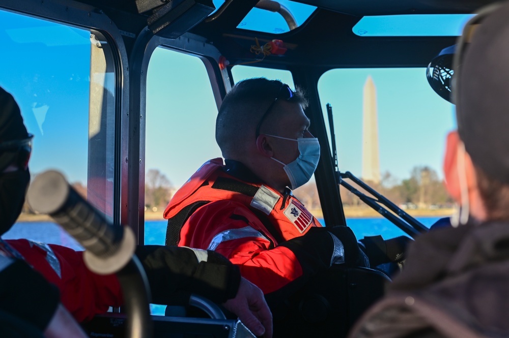 Coast Guard conducts security operations for 2021 Presidential Inauguration