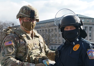 Pa. National Guard helps guard state capitol during inauguration