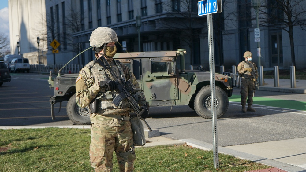 Pa. National Guard helps guard state capitol during inauguration