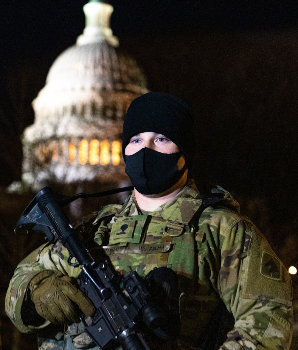 Kentucky Soldiers Support the 59th Presidential Inauguration