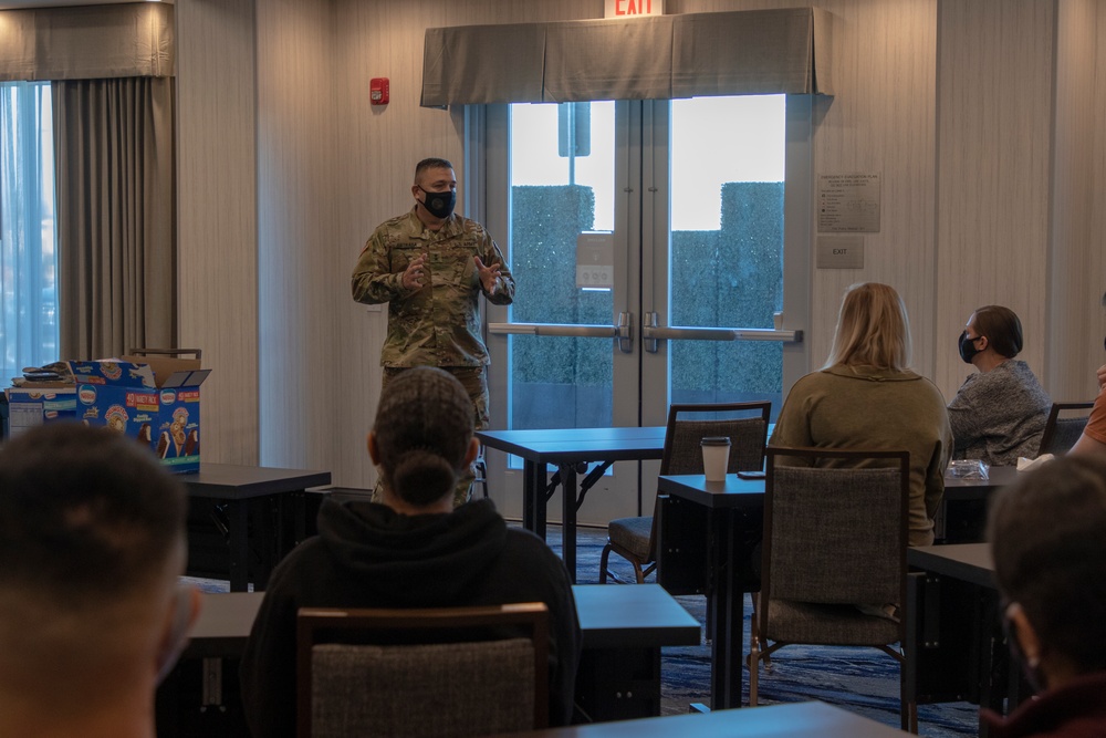 Maj. Gen. Pablo Estrada visits Airmen deployed to California hospitals