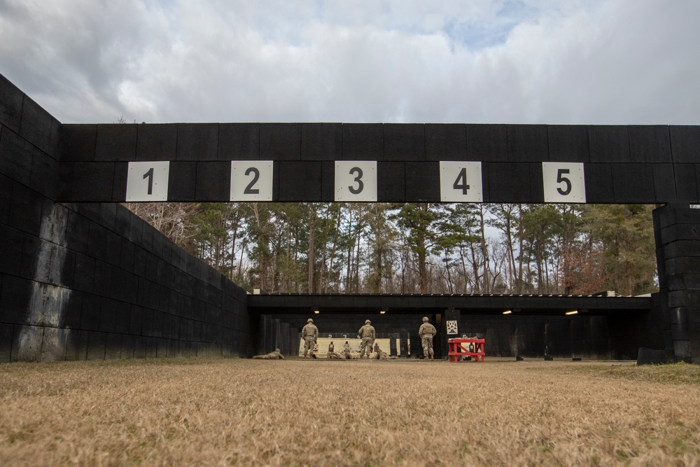 3rd Combat Aviation Brigade Soldiers qualify with their M4 rifles and M9 pistols.