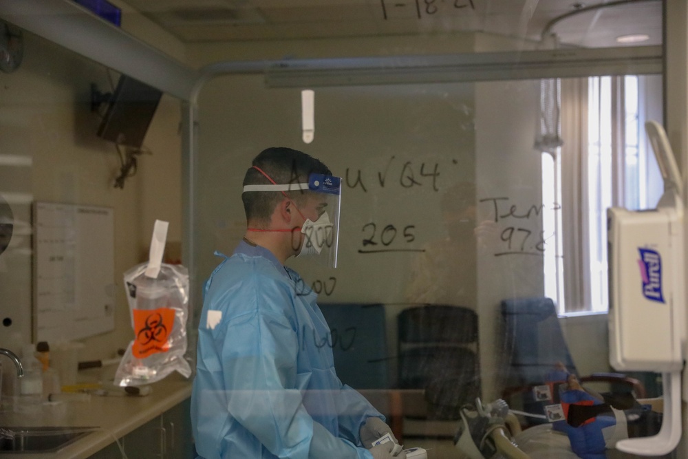 Army medics assist California hospital