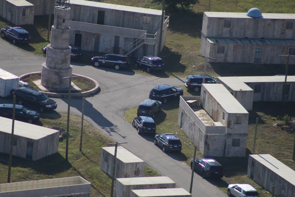 Aerial views of Fort McCoy training areas