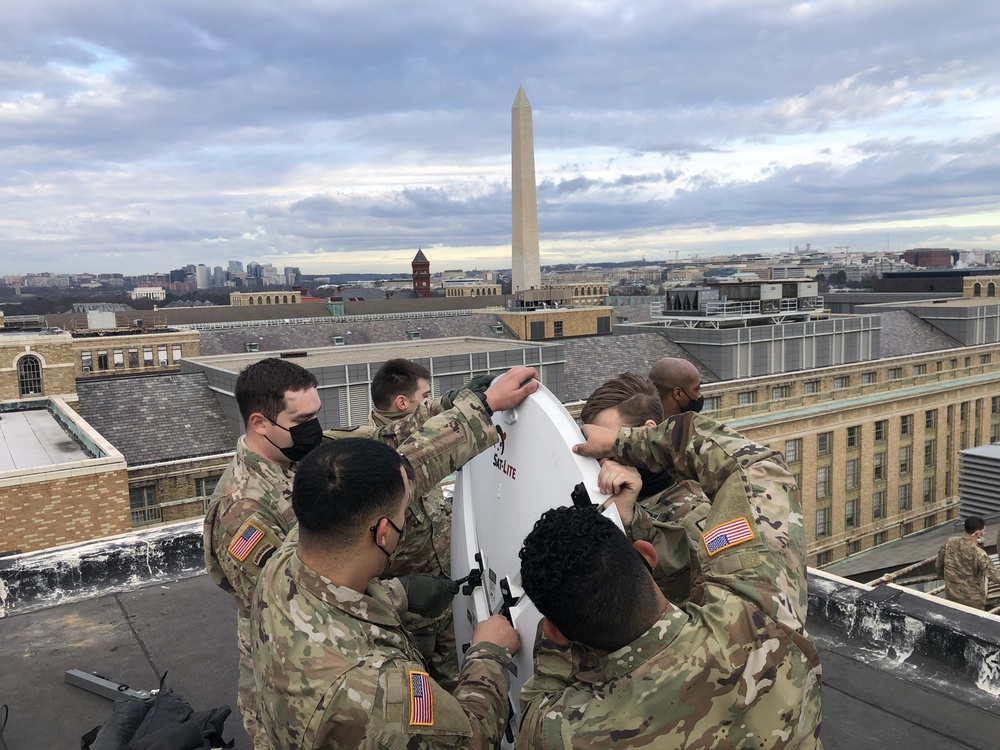 NCNG Supports Communication During 2021 Presidential Inauguration